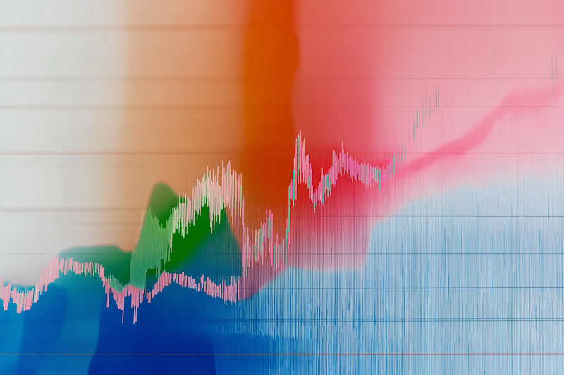 Investment tips and advice illustration with financial charts
