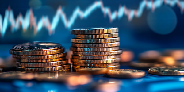 Wealth management consultation showing portfolio growth and asset allocation
